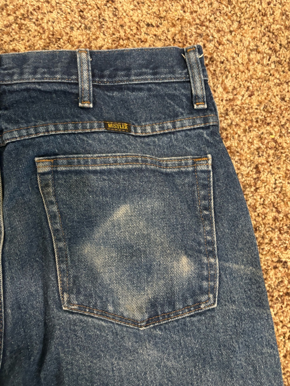 Rustler Men's Blue Jeans - 34 x 34 - Picture 3 of 4